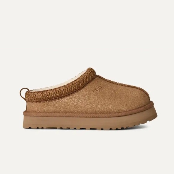 UGG Tan Cozy Slip-On Mules